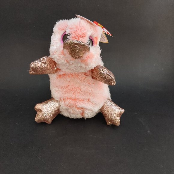 TY Beanie Boos - WILMA Pink Platypus (6 Inch) Stuffed Plush New with Tags 2019 - Picture 2 of 9